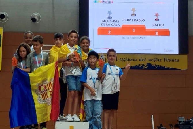 L’equip Guais del Pas de la Casa, aconsegueix el 2n lloc a la final de la World Robot Olympiad Spain2