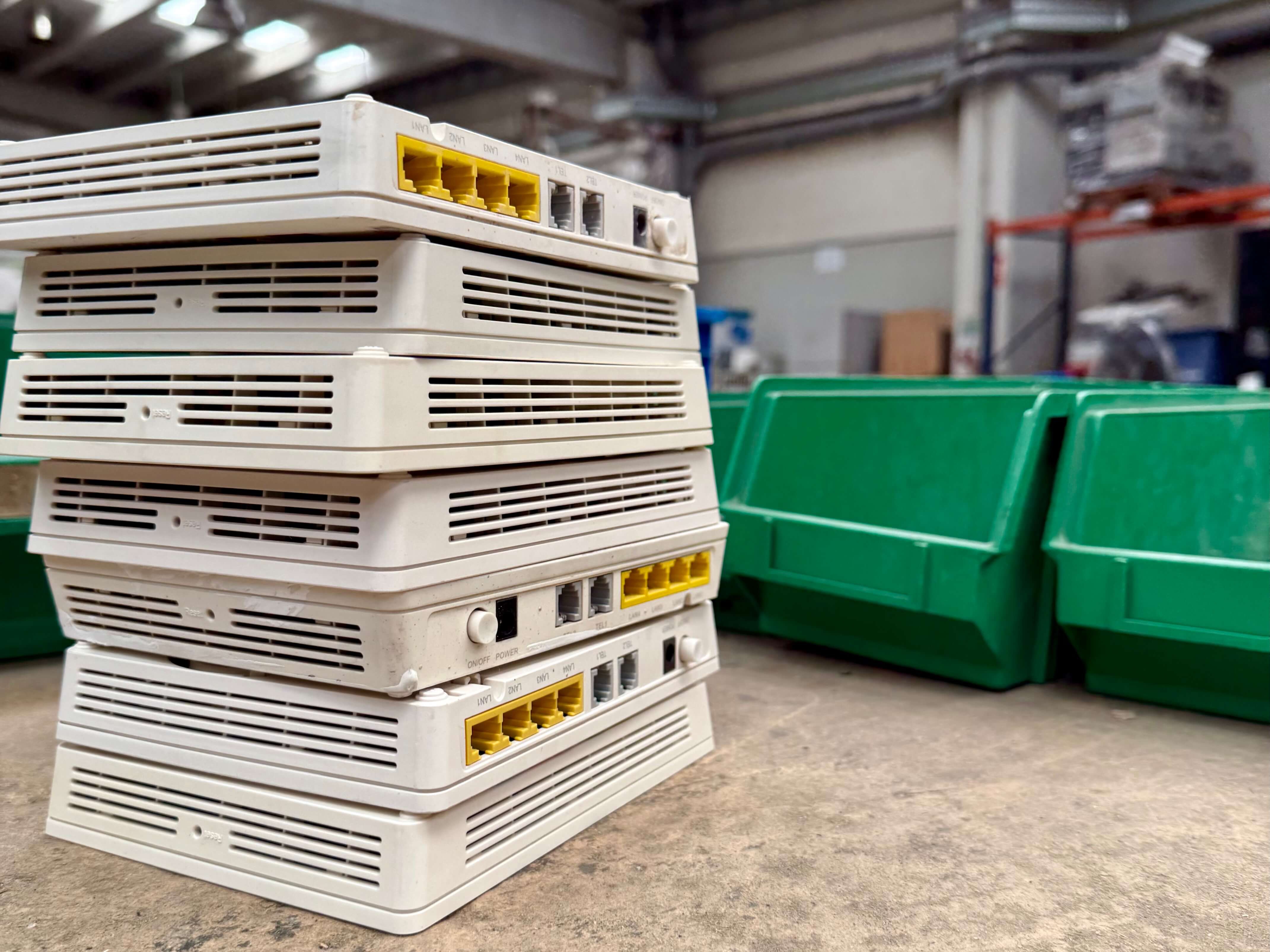 Més de 3.311 routers reciclats per Andorra Telecom