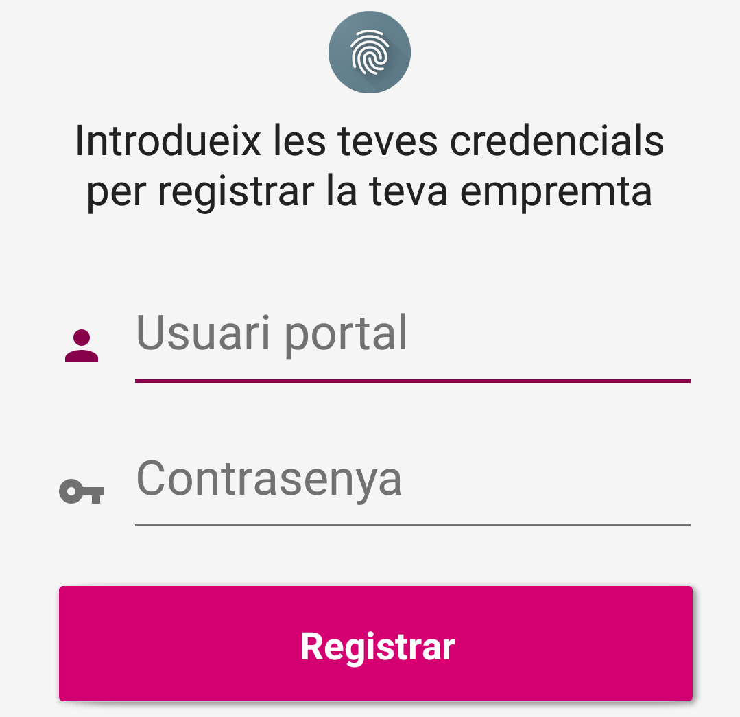 The Andorra Telecom App incorporates fingerprint access