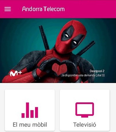 20.000 users have already downloaded the Andorra Telecom app