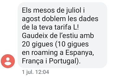 Es generalitza el consum de dades en roaming