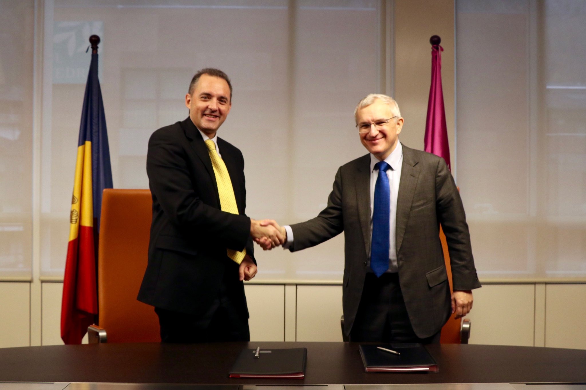 Andorra Telecom i l’operadora Jersey JT signen un acord d’intercanvi professional