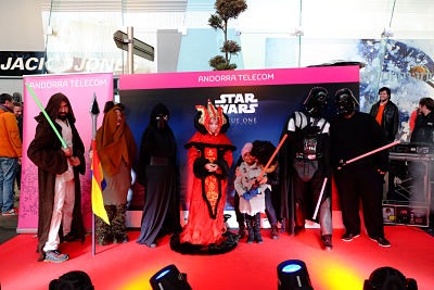 Andorra Telecom participates in the première of the new Star Wars episode